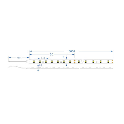 Светодиодная лента SWG-CSP SWG-CSP240-24-10-NW-68