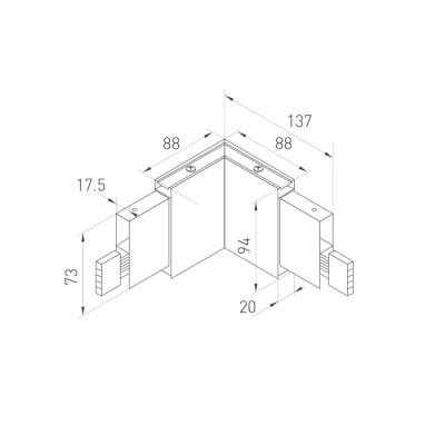Коннектор LINEAIR FLAT 031531