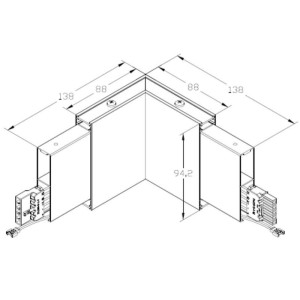 Коннектор LINEAIR FLAT 031472