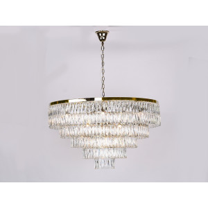 Подвесная люстра 10120 10129+17/C gold
