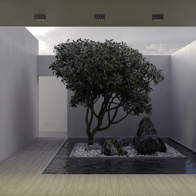 Потолочный светильник уличный Ares O309CL-L10GF3K