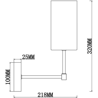 Бра Agnes FR5184WL-01CH